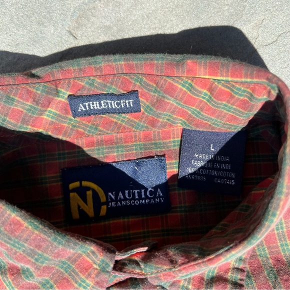 Reworked Y2K Overdyed Check Plaid Short Sleeved Shirt - Picture 3 of 8